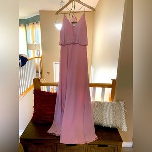 Dusty pink formal dress
